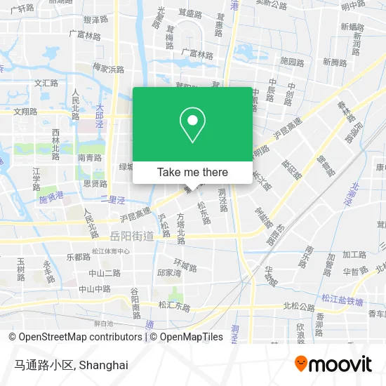 马通路小区 map