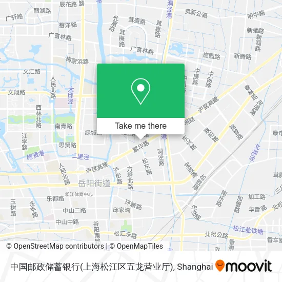 中国邮政储蓄银行(上海松江区五龙营业厅) map