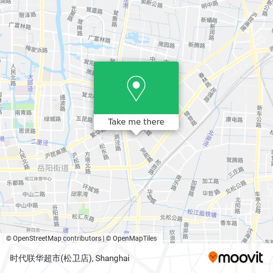 时代联华超市(松卫店) map