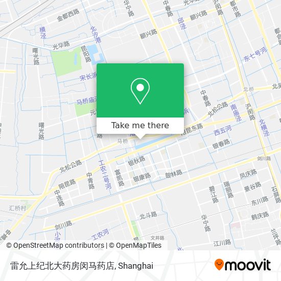 雷允上纪北大药房闵马药店 map