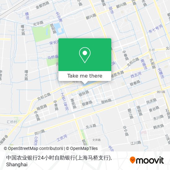 中国农业银行24小时自助银行(上海马桥支行) map