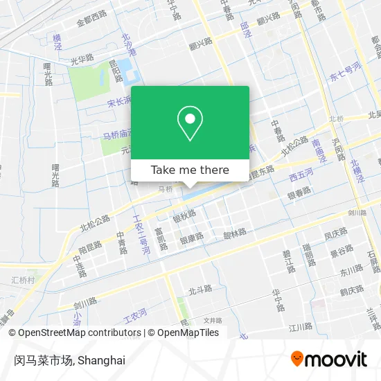 闵马菜市场 map
