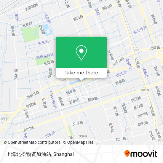 上海北松物资加油站 map