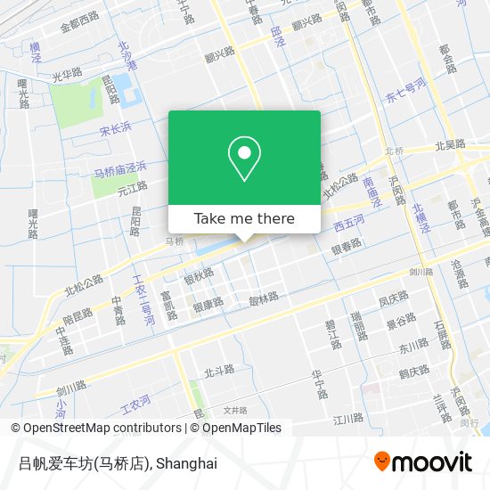 吕帆爱车坊(马桥店) map