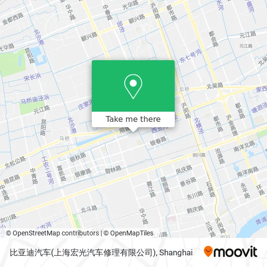 比亚迪汽车(上海宏光汽车修理有限公司) map
