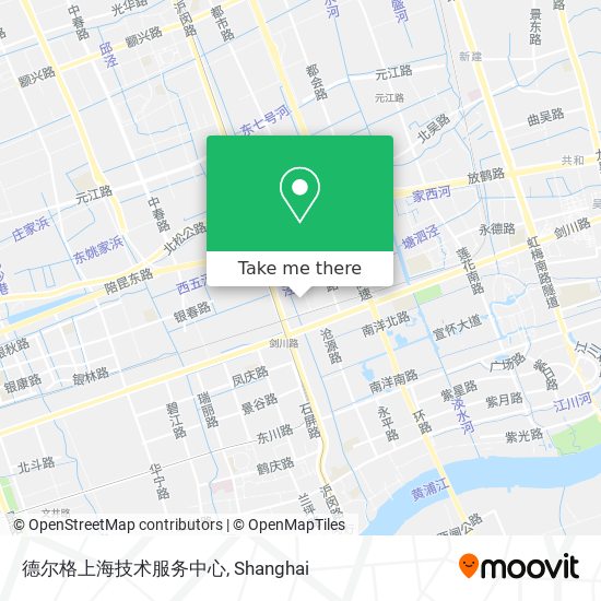 德尔格上海技术服务中心 map