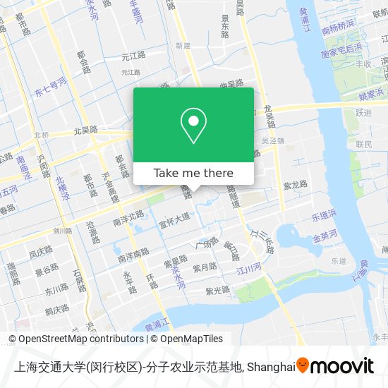 上海交通大学(闵行校区)-分子农业示范基地 map