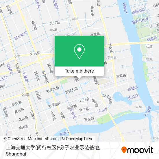 上海交通大学(闵行校区)-分子农业示范基地 map