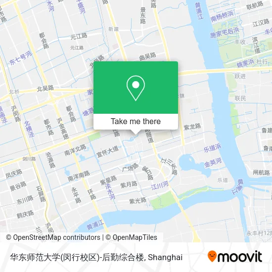 华东师范大学(闵行校区)-后勤综合楼 map