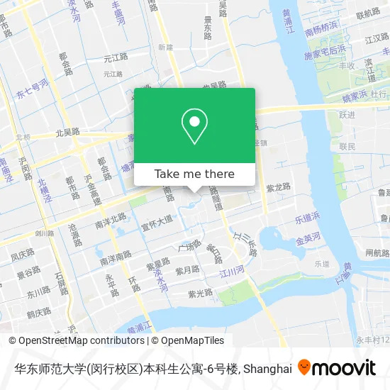 华东师范大学(闵行校区)本科生公寓-6号楼 map