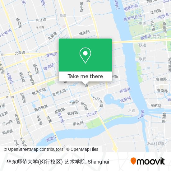 华东师范大学(闵行校区)-艺术学院 map