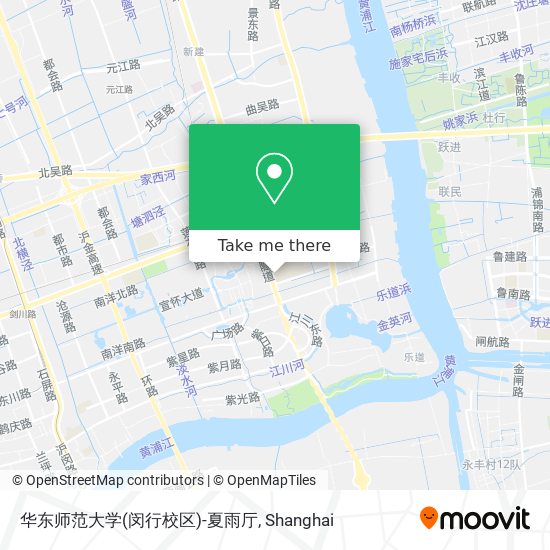 华东师范大学(闵行校区)-夏雨厅 map