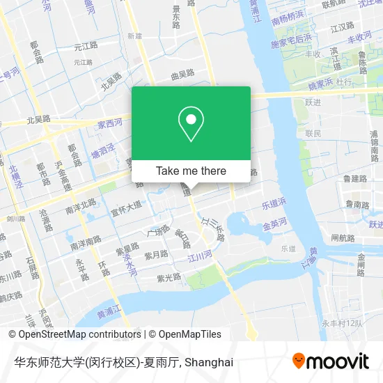 华东师范大学(闵行校区)-夏雨厅 map