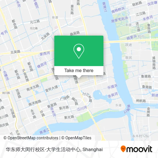 华东师大闵行校区-大学生活动中心 map