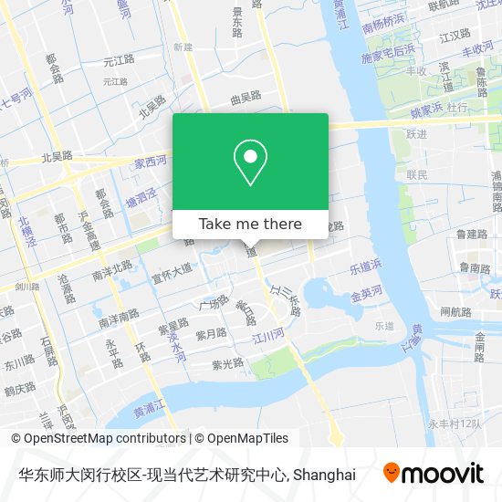 华东师大闵行校区-现当代艺术研究中心 map