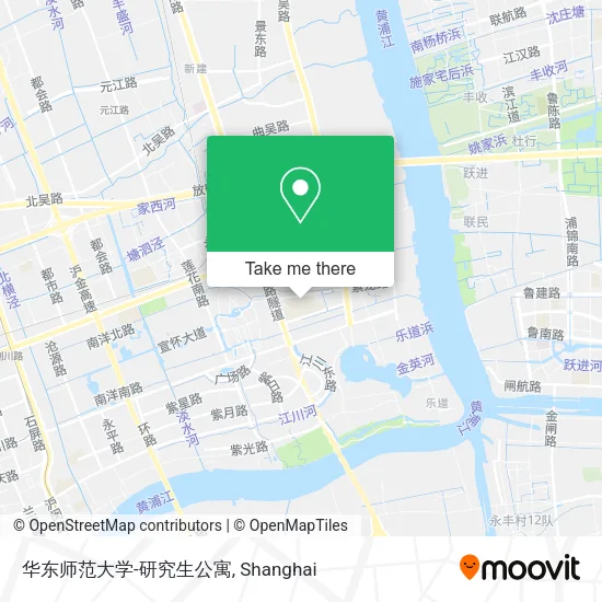 华东师范大学-研究生公寓 map