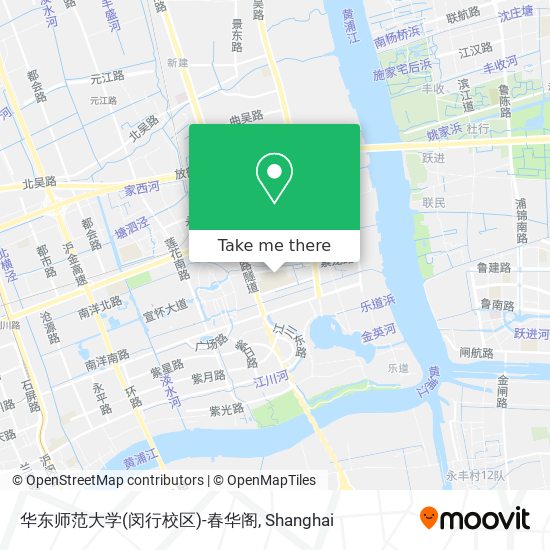 华东师范大学(闵行校区)-春华阁 map