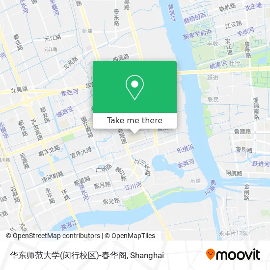 华东师范大学(闵行校区)-春华阁 map