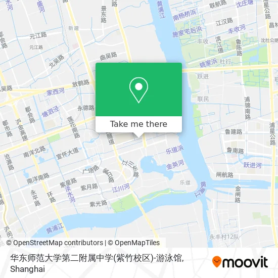 华东师范大学第二附属中学(紫竹校区)-游泳馆 map