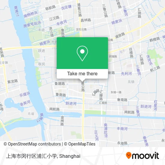 上海市闵行区浦汇小学 map