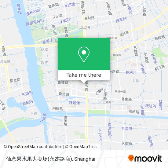 仙恋果水果大卖场(永杰路店) map
