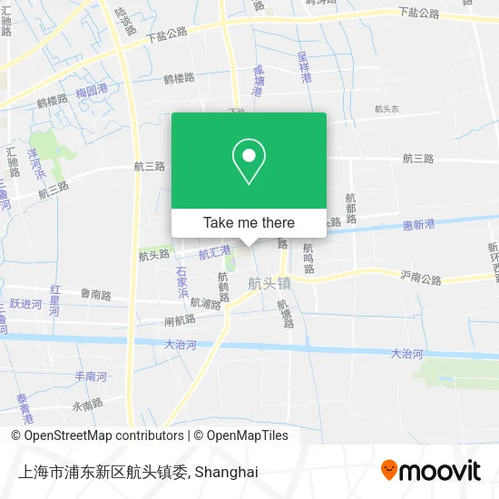 上海市浦东新区航头镇委 map