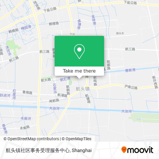 航头镇社区事务受理服务中心 map