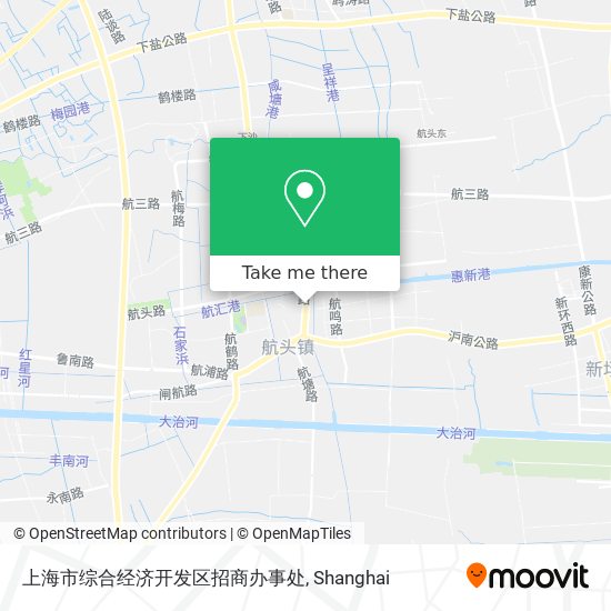 上海市综合经济开发区招商办事处 map