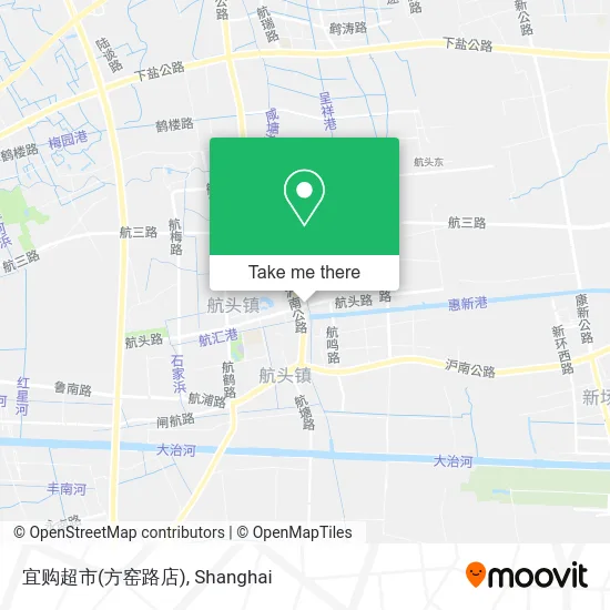 宜购超市(方窑路店) map