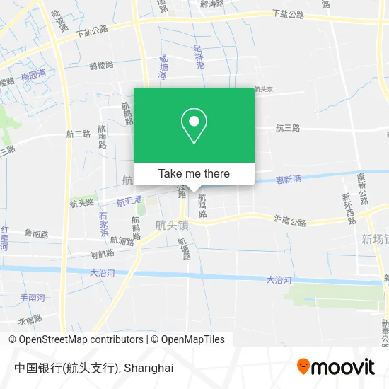 中国银行(航头支行) map