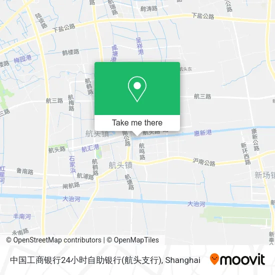 中国工商银行24小时自助银行(航头支行) map