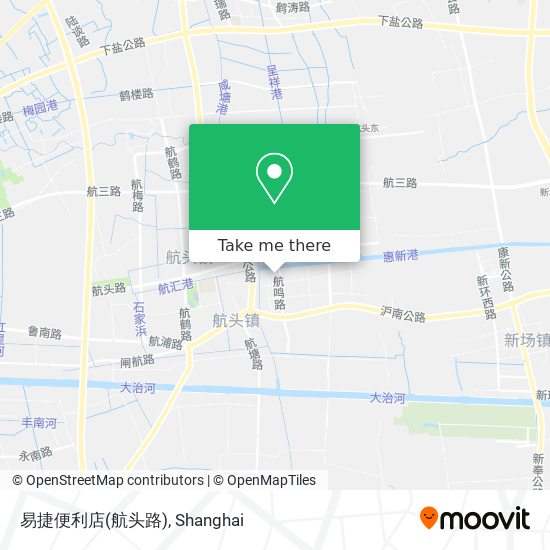 易捷便利店(航头路) map