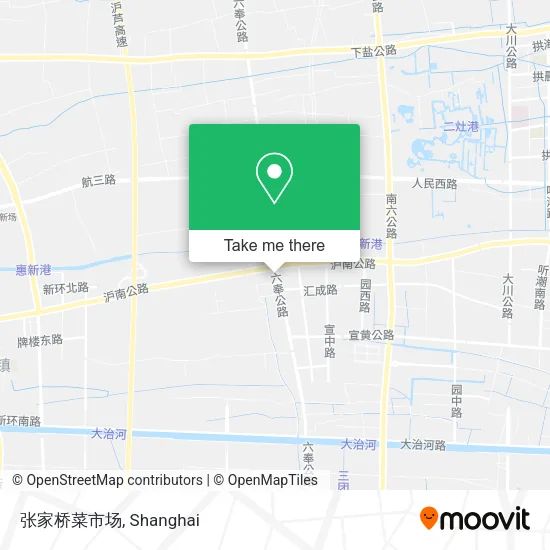 张家桥菜市场 map