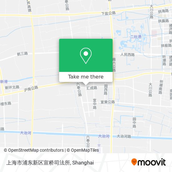 上海市浦东新区宣桥司法所 map