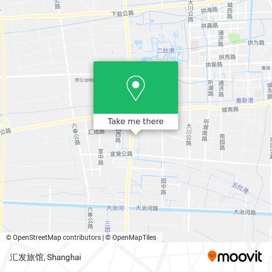 汇发旅馆 map