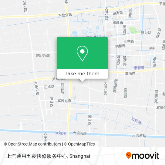 上汽通用五菱快修服务中心 map