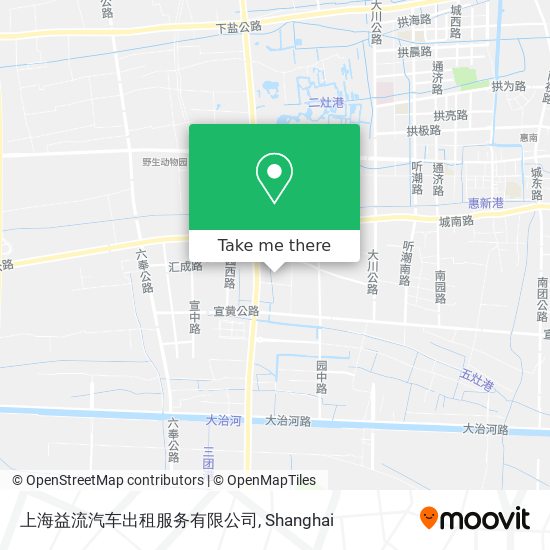 上海益流汽车出租服务有限公司 map