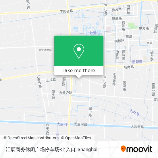 汇展商务休闲广场停车场-出入口 map