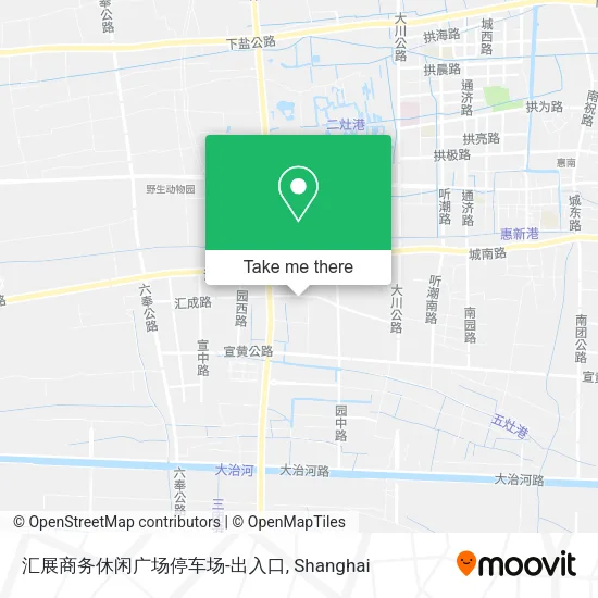 汇展商务休闲广场停车场-出入口 map