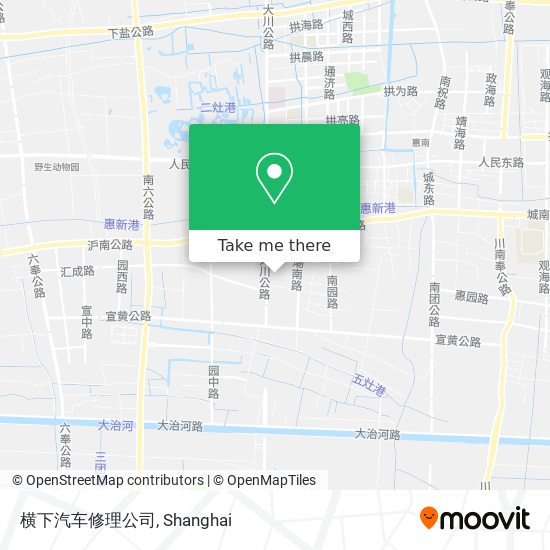 横下汽车修理公司 map