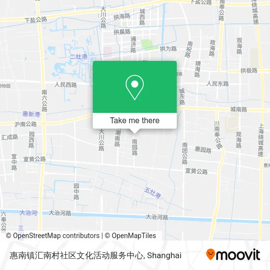惠南镇汇南村社区文化活动服务中心 map