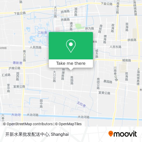 开新水果批发配送中心 map