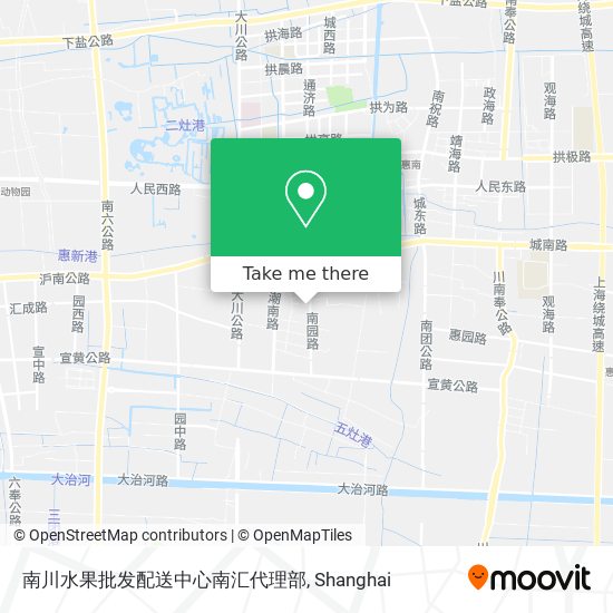 南川水果批发配送中心南汇代理部 map