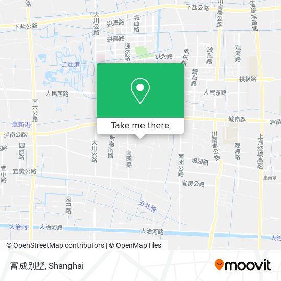 富成别墅 map