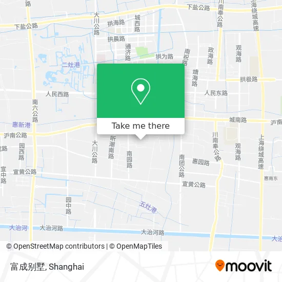 富成别墅 map