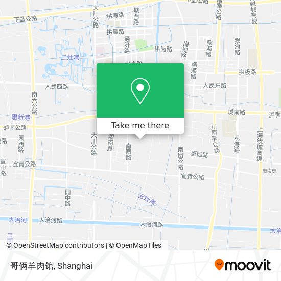 哥俩羊肉馆 map