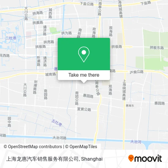 上海龙惠汽车销售服务有限公司 map