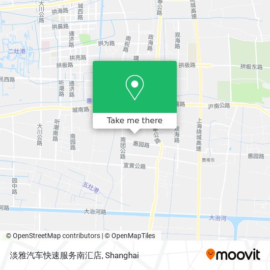 淡雅汽车快速服务南汇店 map