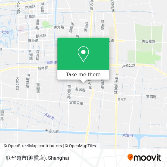 联华超市(迎熏店) map