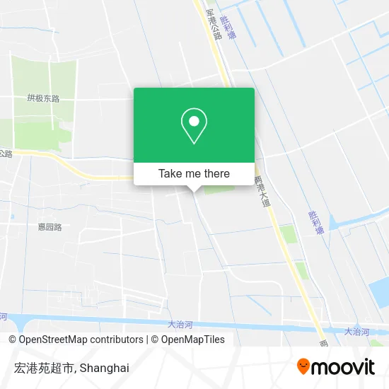 宏港苑超市 map